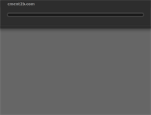 Tablet Screenshot of cment2b.com